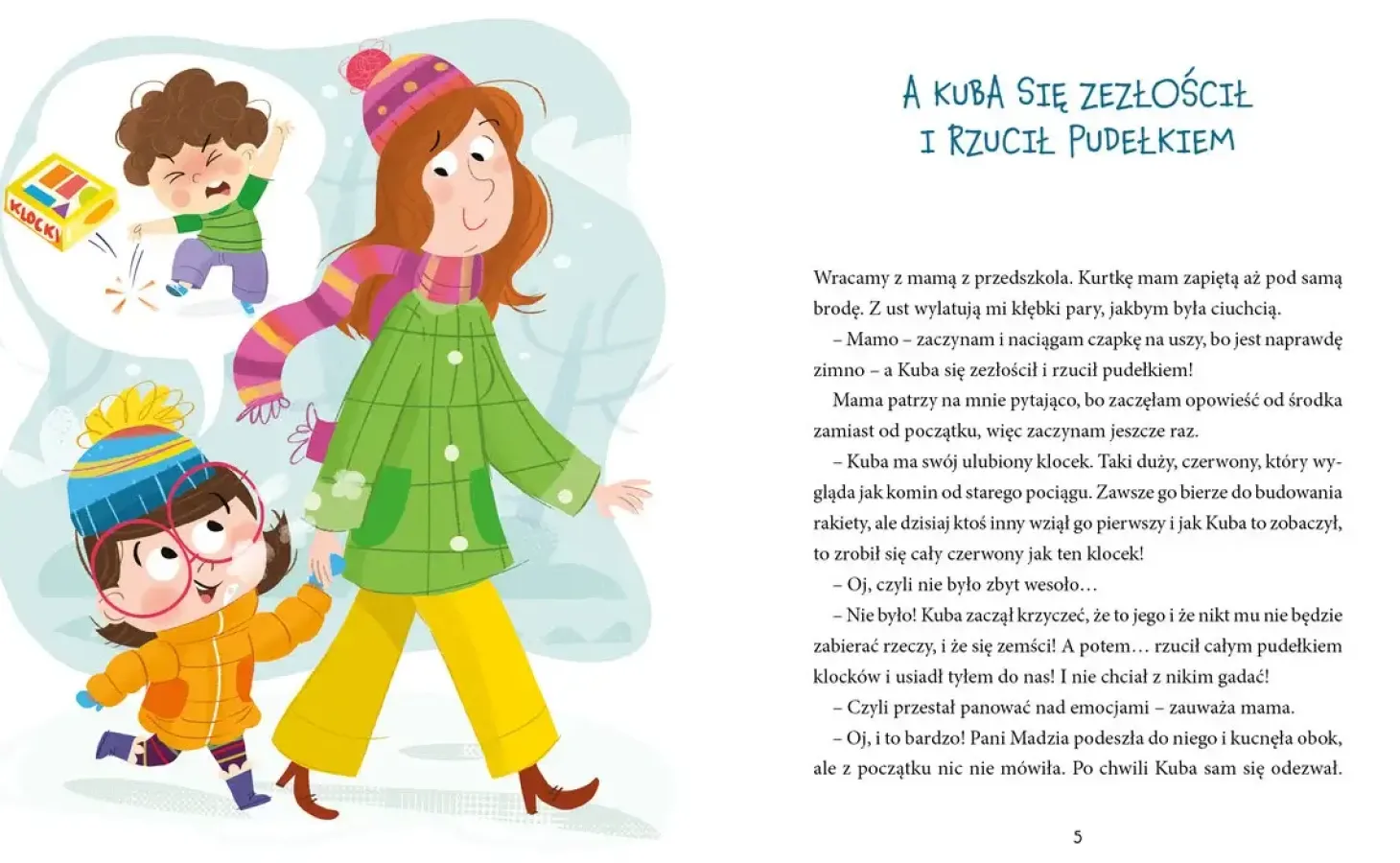 A Gabryś powiedział. A dzisiaj w przedszkolu