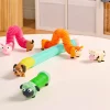 2 Lata +|Sensoryczne | Battat Akordeonowe rurki sensoryczne Li’l Barn Buddies - WIEJSKIE ZWIERZĘTA