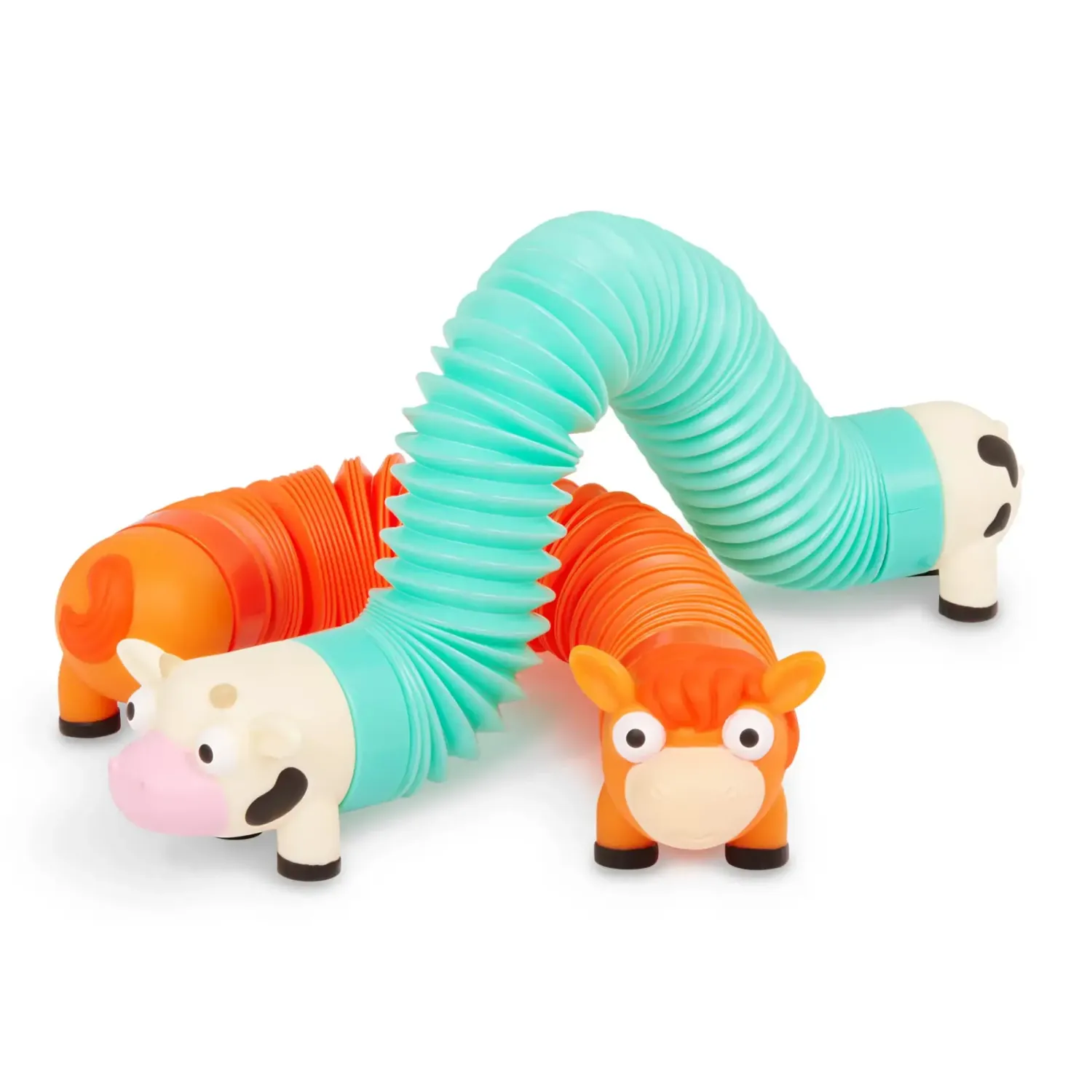 2 Lata +|Sensoryczne | Battat Akordeonowe rurki sensoryczne Li’l Barn Buddies - WIEJSKIE ZWIERZĘTA