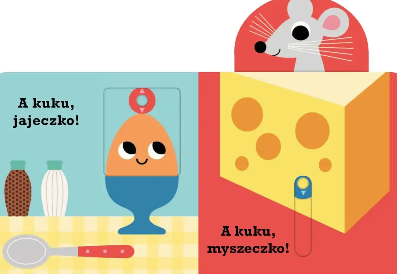 Ruchome Elementy|0-2 Lat | Wydawnictwo Wilga A kuku, domku!