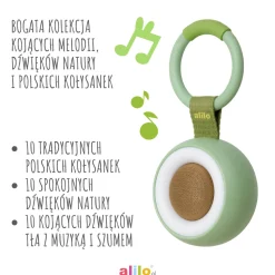 Szumiące Misie|Szumiące Misie I Projektory | Alilo CocoNap W1 - odtwarzacz MP3 i lampka do karmienia - awokado