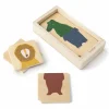 Idealne W Podróży|12M+ | Trixie Animals Drewniane puzzle w pudełku