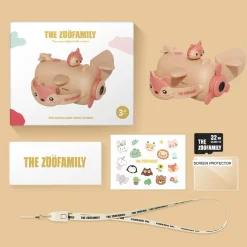 Idealne W Podróży|6 Lat+ | The Zoofamily Aparat cyfrowy z kamerą dla dzieci Zoo Video - Fox