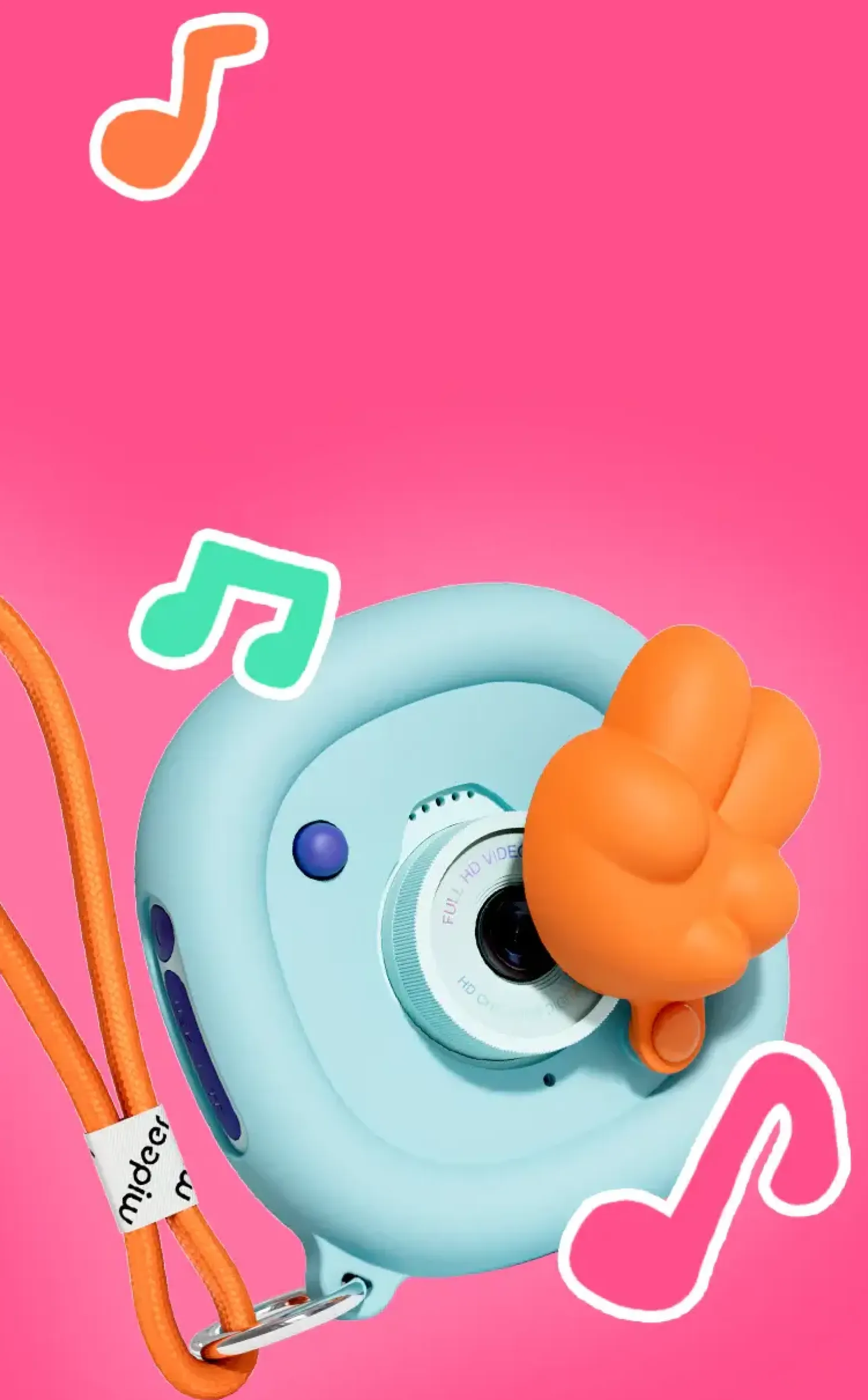 Idealne W Podróży|6 Lat+ | Mideer Aparat dziecięcy Say Cheese! - niebieski