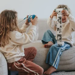 Aparat fotograficzny z funkcją drukowania KIDYPRINT - niebieski