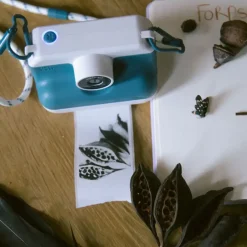 Idealne W Podróży|8 Lat+ | Kidywolf Aparat z drukarką dla dzieci K-PRINT - BLUE