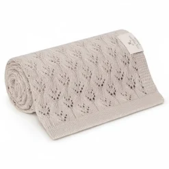 Kocyki|Kocyki | My Memi Ażurowy kocyk bambusowy 80x100 light beige