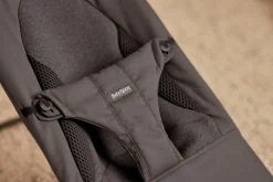 BABYBJORN - leżaczek BALANCE SOFT WOVEN, JERSEY Tri Fabric, Ciemny Szary