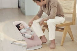 Bujaczki I Leżaczki|Foteliki I Pufy | BabyBjorn - leżaczek BLISS 3D Jersey - Light Pink