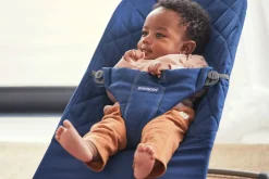 Bujaczki I Leżaczki|Foteliki I Pufy | BabyBjorn - leżaczek BLISS WOVEN, Granatowy