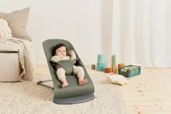 BABYBJORN - leżaczek BLISS WOVEN - Ciemnozielony