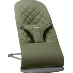 BABYBJORN - leżaczek BLISS WOVEN - Ciemnozielony