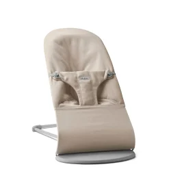 Bujaczki I Leżaczki|Foteliki I Pufy | BabyBjorn - leżaczek BLISS WOVEN, Jasny Beż melanż
