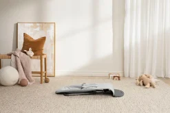 Bujaczki I Leżaczki|Foteliki I Pufy | BabyBjorn - leżaczek BLISS WOVEN, Jasny szary melanż