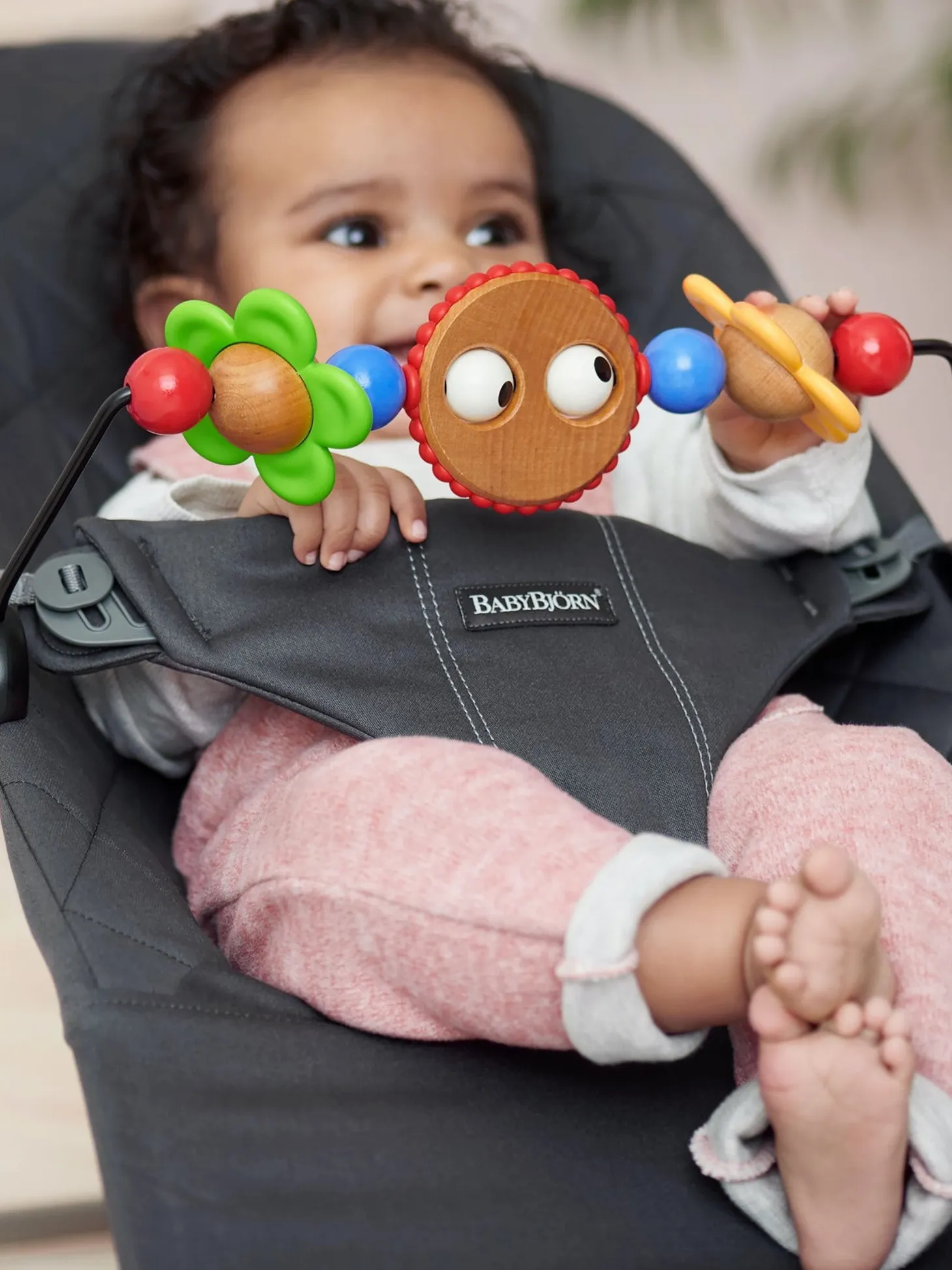 Bujaczki I Leżaczki|Bujaczki I Leżaczki | BabyBjorn BabyBjörn zabawka do leżaczka BALANCE - Googly Eyes Pastels