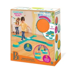 Aktywizujące|7 Lat+ | B.Toys Balance & build set – kombinacyjna ścieżka sensoryczna