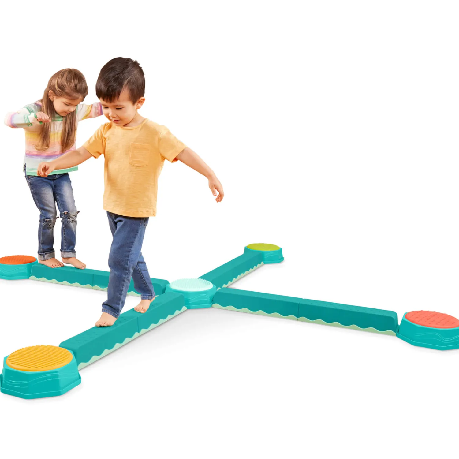 Aktywizujące|7 Lat+ | B.Toys Balance & build set – kombinacyjna ścieżka sensoryczna