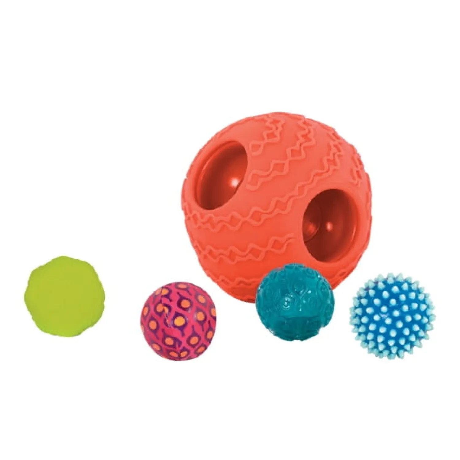 12M+|Piłki | B.Toys Ballyhoo – kula z piłkami – kombinacyjny zestaw sensoryczny