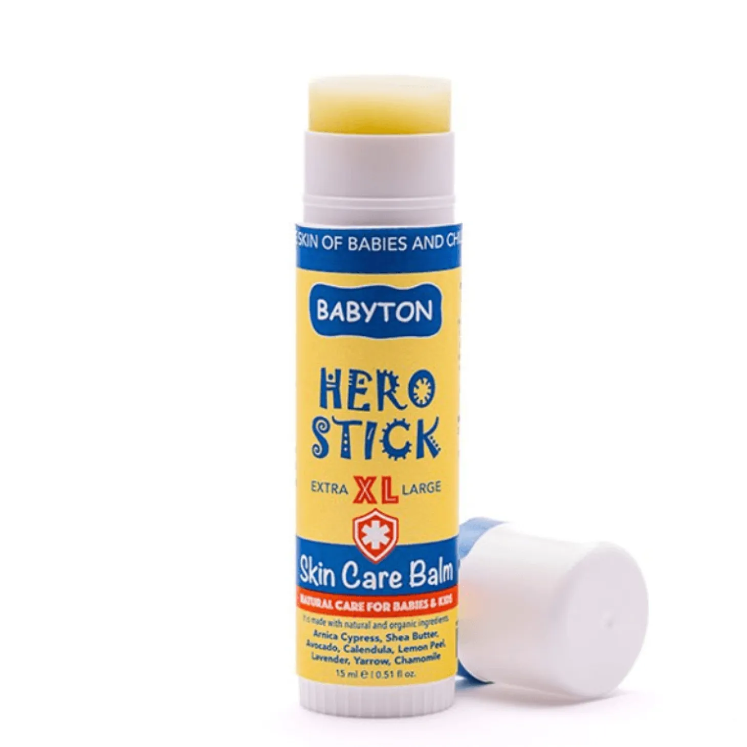 Balsam do pielęgnacji skóry w sztyfcie Hero Stick XL, bezpieczny od narodzin, 15 ml