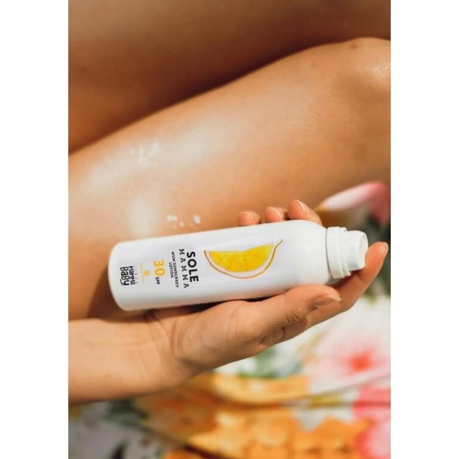 Naturalne Kosmetyki Dla Mam|Naturalne Kosmetyki | Linea MammaBaby Balsam z filtrem przeciwsłonecznym SPF 30 Eco Reef Mama, 150 ml