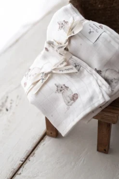 Otulacze I Pieluszki|Otulacze I Pieluszki | My Memi Bambusowa pieluszka muślinowa 65x65 - kittens
