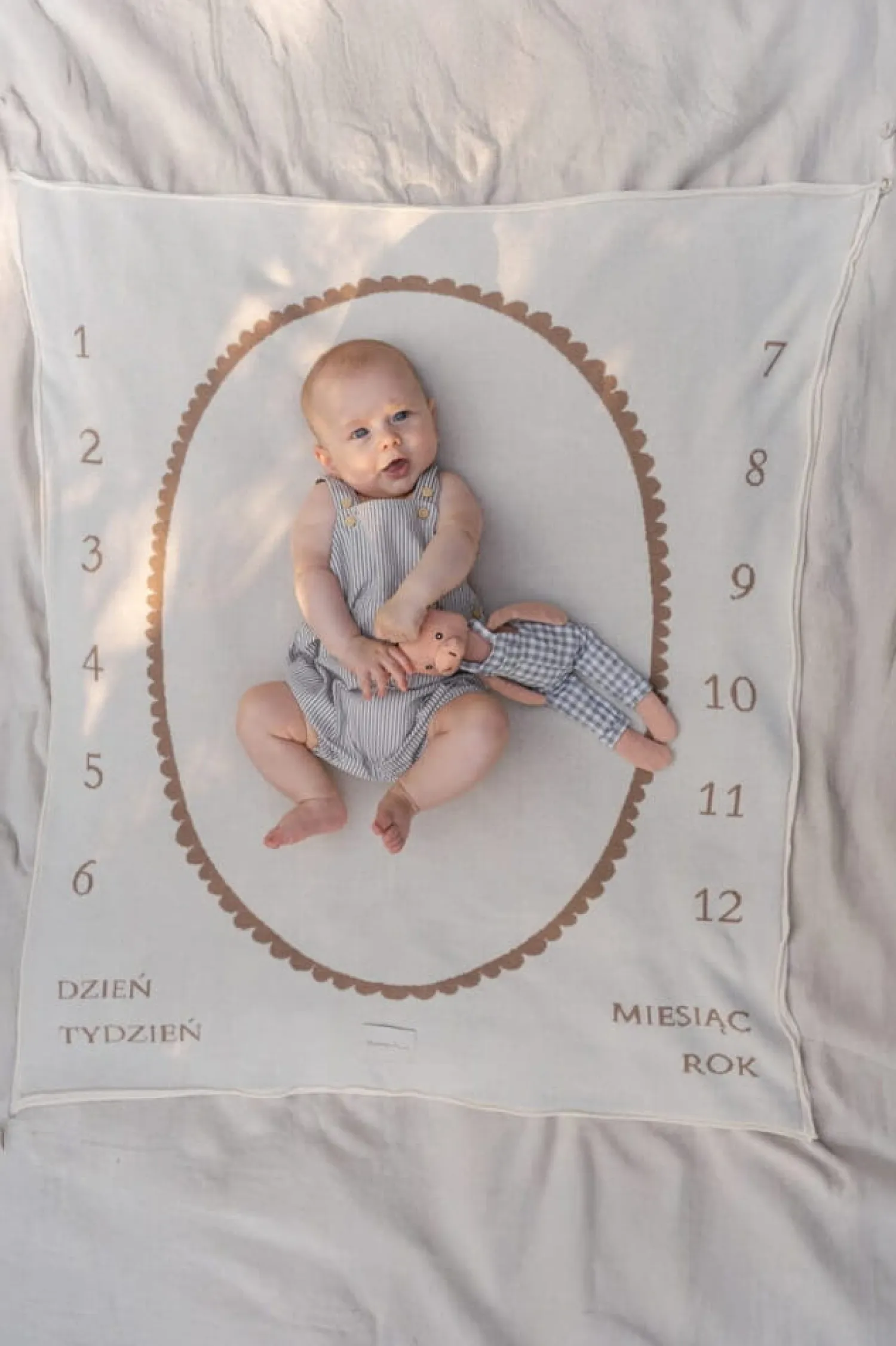Kocyki|Kocyki | Mommy Planner Bambusowo-bawełniany kocyk do zdjęć - oh baby Pink Cat in Cup