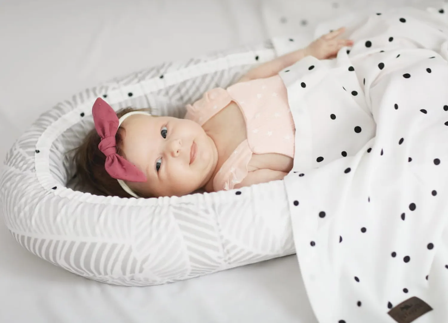 Otulacze I Pieluszki|Otulacze I Pieluszki | Sleepee Bambusowy Dots - 3 w 1 chusta, otulacz i kocyk