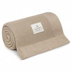 Kocyki|Kocyki | My Memi Bambusowy kocyk beige 80x100 - classic