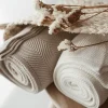Kocyki|Kocyki | My Memi Bambusowy kocyk light beige 80x100 – fir