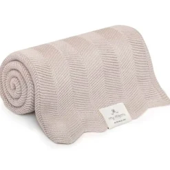 Kocyki|Kocyki | My Memi Bambusowy kocyk light beige 80x100 – fir