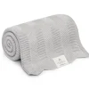 Bambusowy kocyk light grey 80x100 – fir