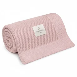 Kocyki|Kocyki | My Memi Bambusowy kocyk powder pink 80x100 - classic