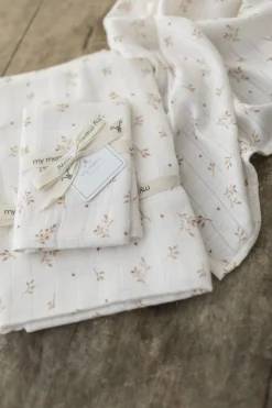 Bambusowy otulacz muślinowy 120x120 - twigs