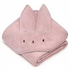 Ręczniki I Myjki|Ręczniki I Myjki | My Memi Bambusowy ręcznik powder pink - rabbit