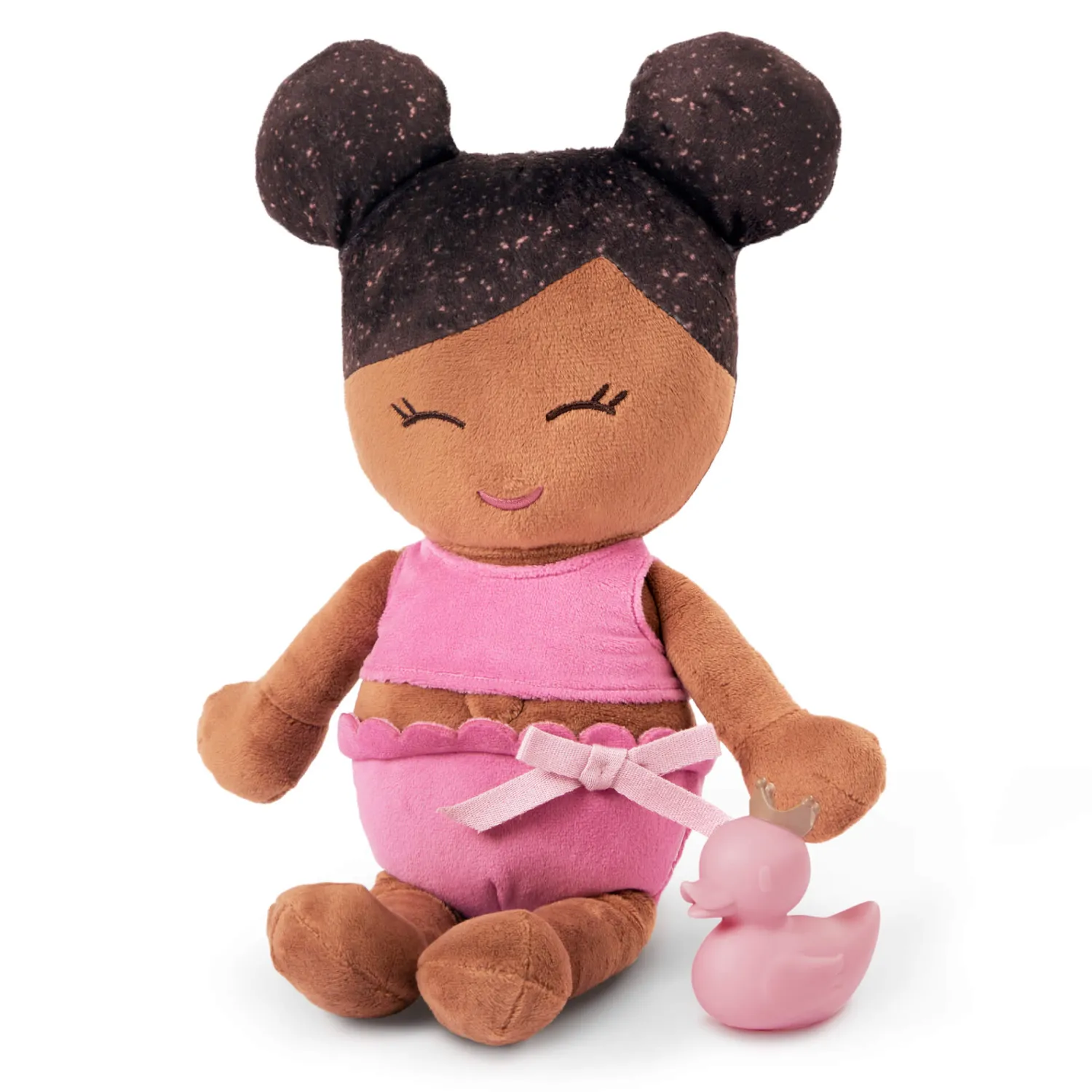 Zabawki Do Kąpieli|Do Kąpieli | LullaBaby Bath Doll - lalka przytulanka do kąpieli - brunetka, wersja bez ręczniczka