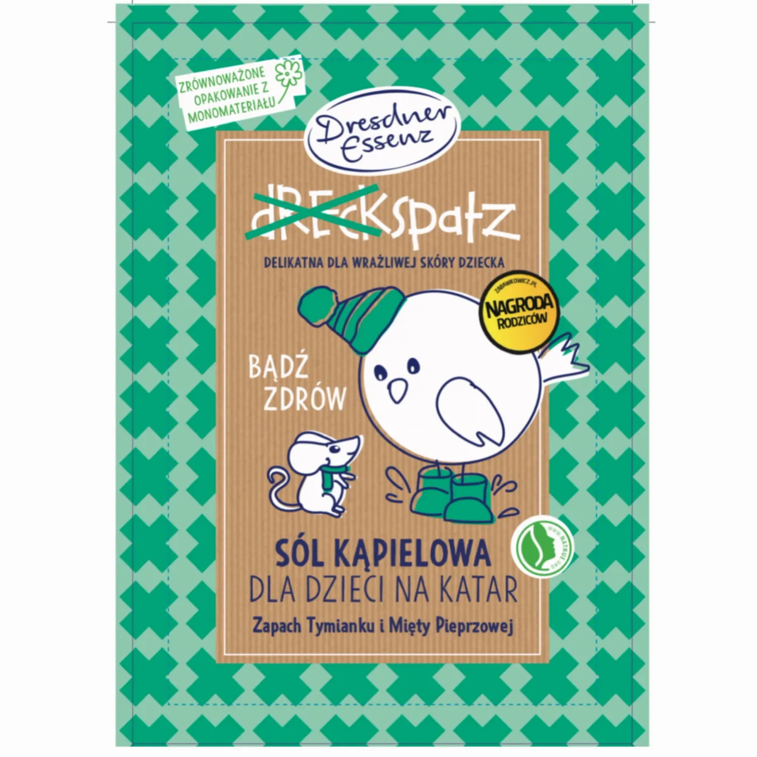 Zdrowie|Naturalne Kosmetyki | Dresdner ESSENZ Bądź zdrów! Naturalna prozdrowotna sól do kąpieli z tymiankiem, 50 g