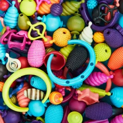 6 Lat+|Biżuteria | B.Toys B.eauty Pops – zestaw do tworzenia biżuterii – 150 elementów