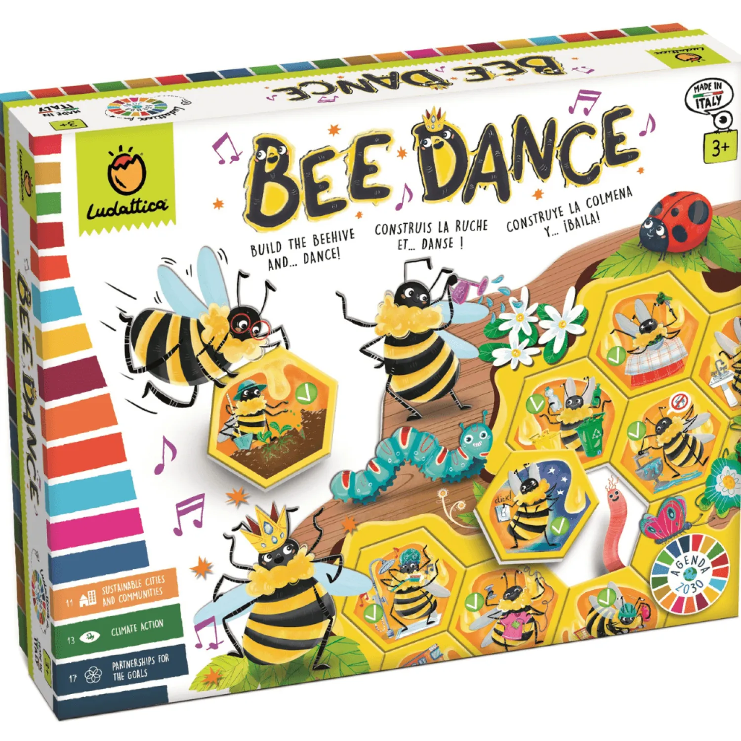 Gry Planszowe|6 Lat+ | Ludattica BEE DANCE - gra kooperacyjna AGENDA 2030 „TANIEC PSZCZÓŁ”