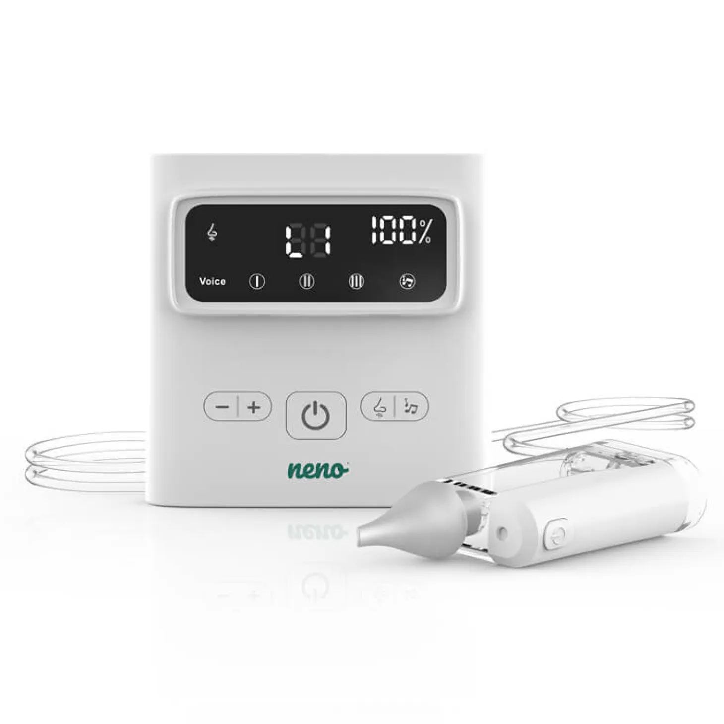 Bezprzewodowy elektroniczny aspirator do udrażniania nosa u dzieci Neno Grasso