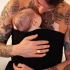 Karmienie Piersią|Otulacze I Pieluszki | Mama Hangs Bezszwowy pas na czas ciąży i karmienia 2w1 - Black