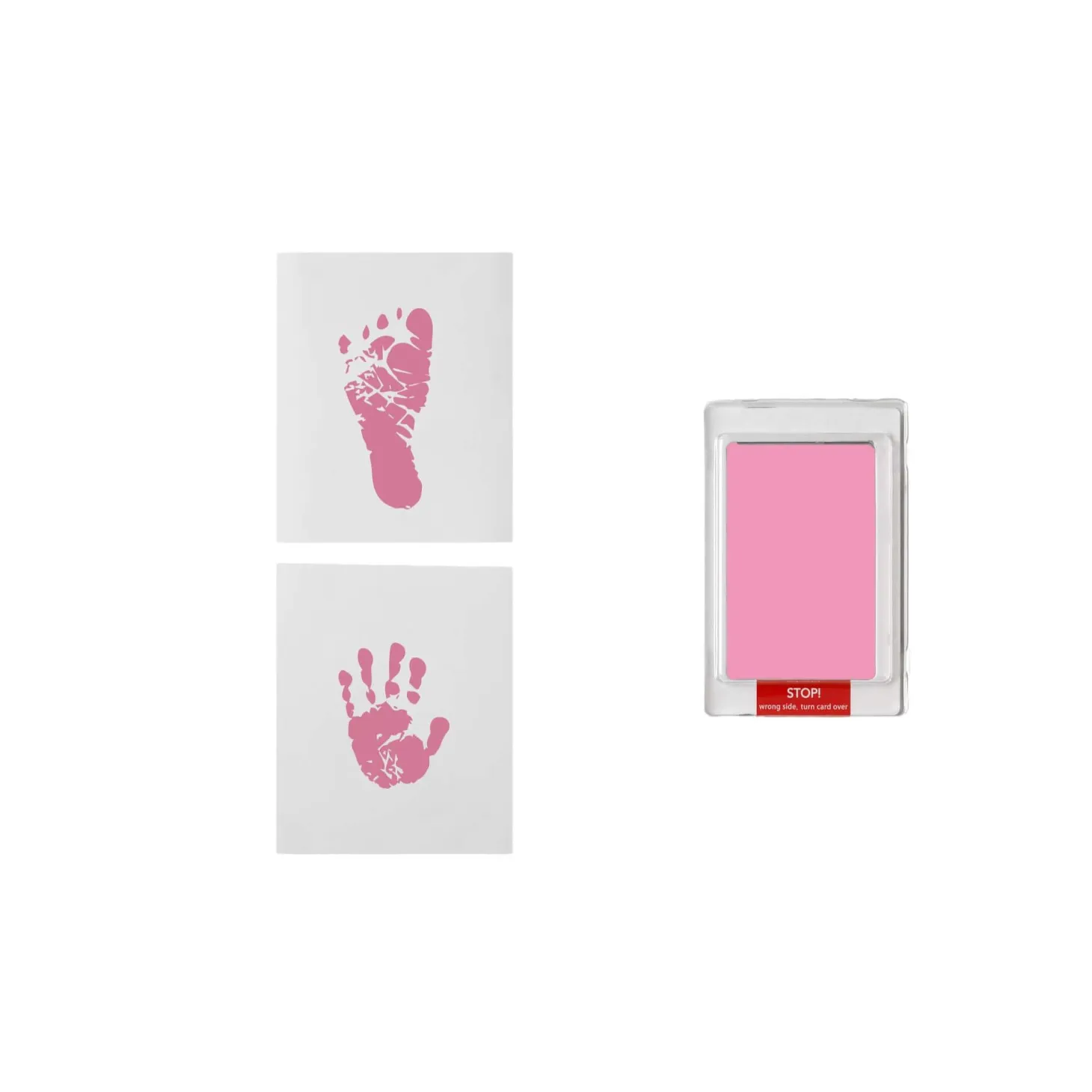 Beztuszowy zestaw do odcisków - pink