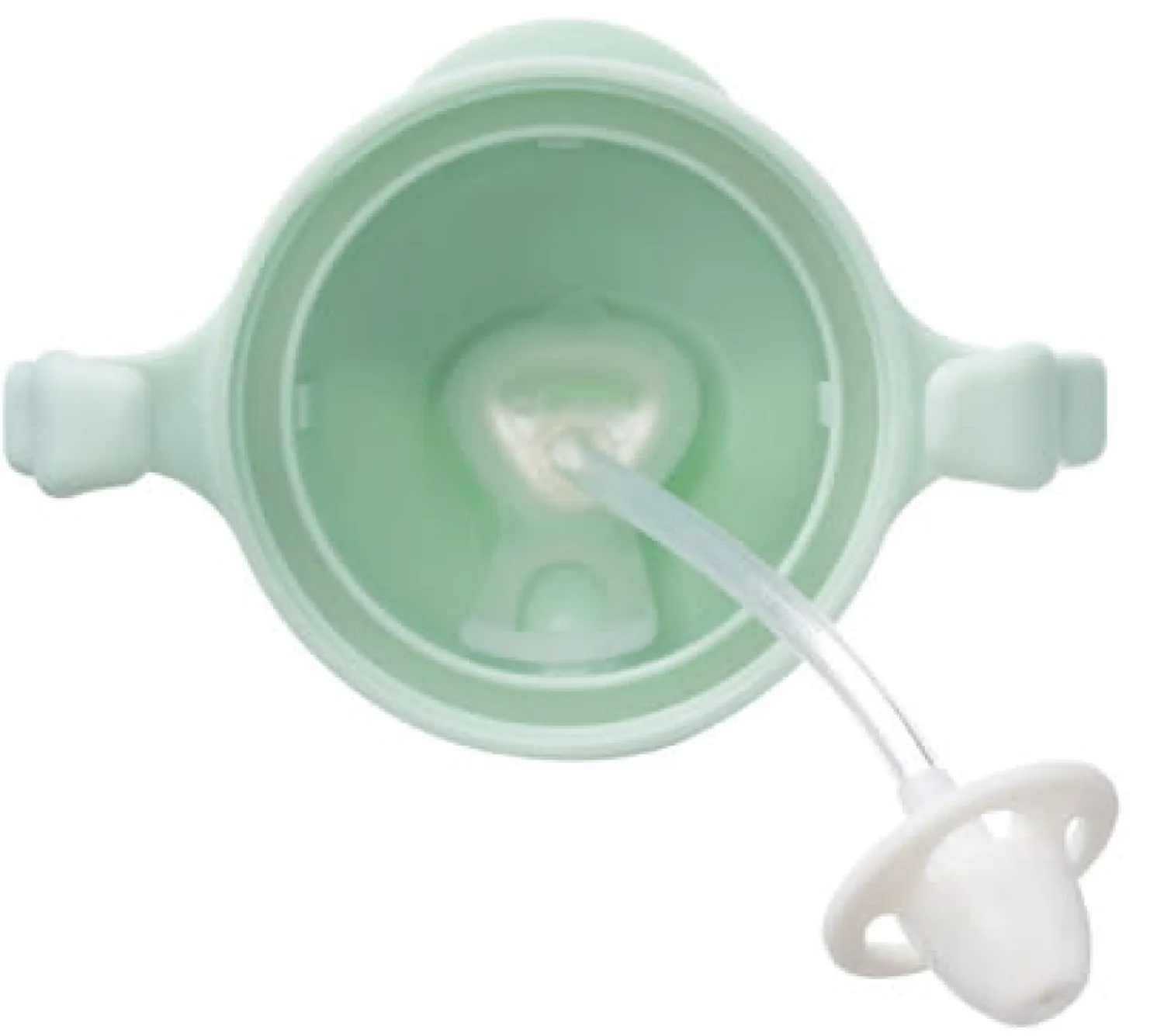 Bidony I Butelki|Bidony I Butelki | b.box Bidon ze słomką 240 ml, GELATO pistachio