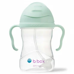 Bidony I Butelki|Bidony I Butelki | b.box Bidon ze słomką 240 ml, GELATO pistachio