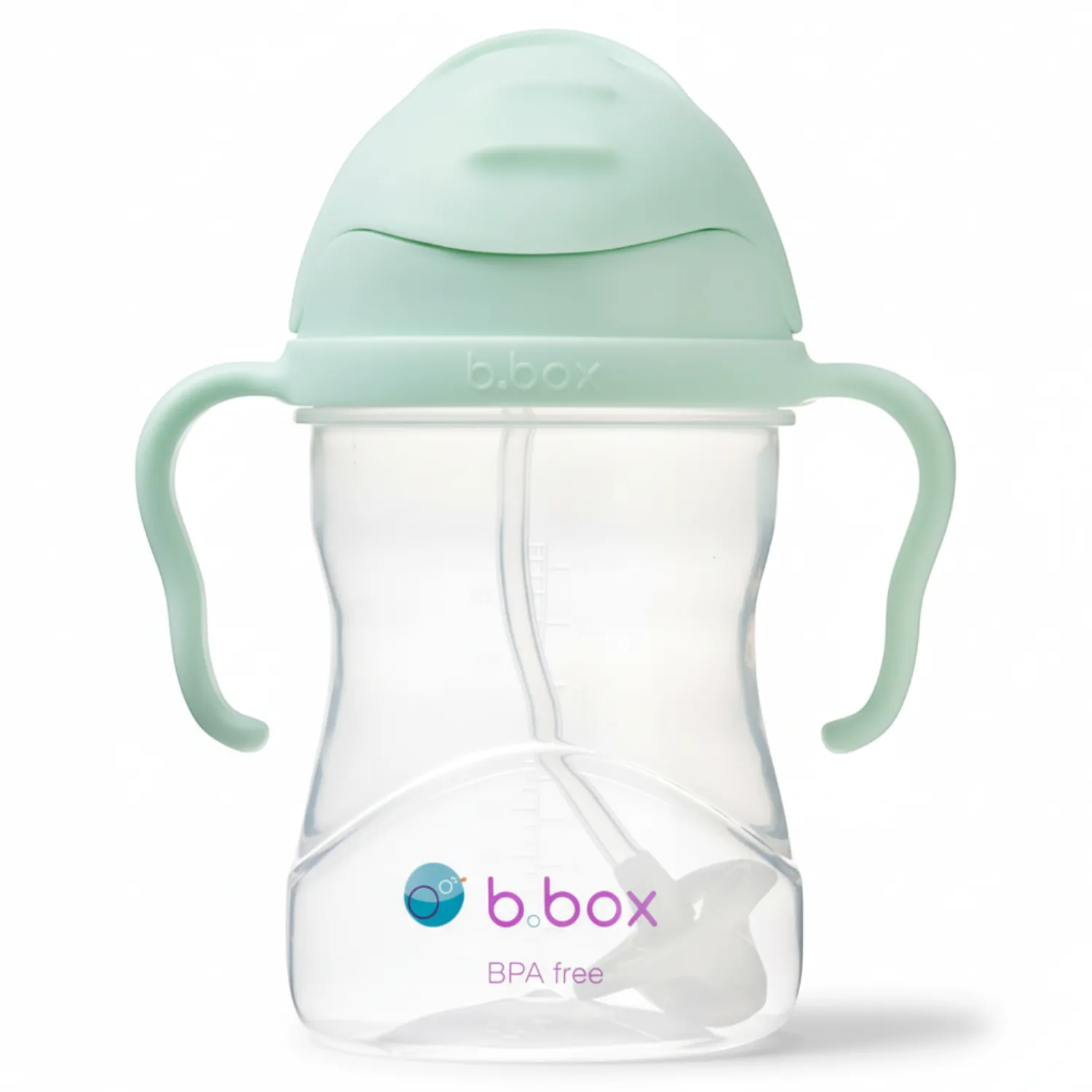 Bidony I Butelki|Bidony I Butelki | b.box Bidon ze słomką 240 ml, GELATO pistachio