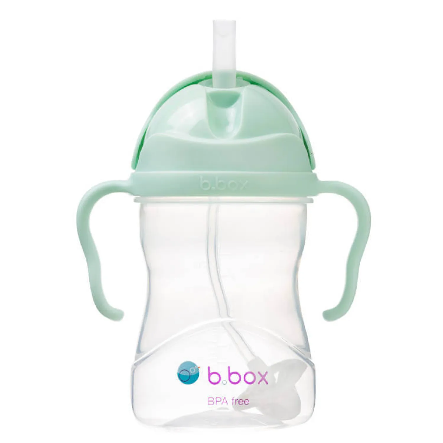 Bidony I Butelki|Bidony I Butelki | b.box Bidon ze słomką 240 ml, GELATO pistachio
