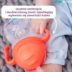 Bidony I Butelki|Bidony I Butelki | b.box Bidon ze słomką 240 ml, LATTE