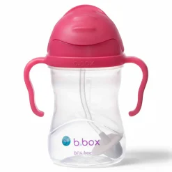 Bidony I Butelki|Bidony I Butelki | b.box Bidon ze słomką 240 ml, MALINOWY