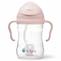 Bidony I Butelki|Bidony I Butelki | b.box Bidon ze słomką 240 ml, różowy