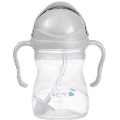 Bidony I Butelki|Bidony I Butelki | b.box Bidon ze słomką 240 ml, szary
