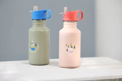 Bidon ze stali nierdzewnej z ustnikiem i uchwytem 500 ml Sunny Explorer green & blue